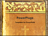 PowerPoint Template - religious book cover page